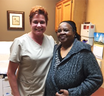 Dr. Miltenburg and Patient patient from Nigeria after surgery, September 2018