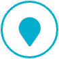 Contact map marker logo